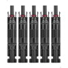 Jtron 5 PCS PV Solar Panel Connector Male/Female 10A Built-in