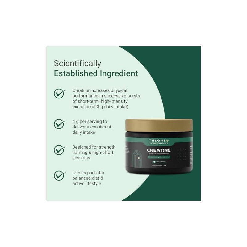 Theonia Creatine Monohydrate Powder