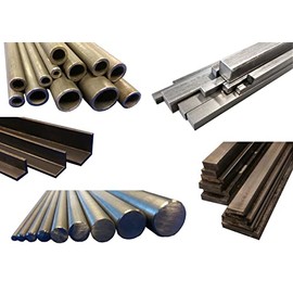 Bright Mild Steel Flat Bar, EN1A EN3B (25mm x 10mm, 300mm)