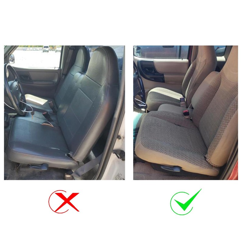NLQR 1998-2003 Front Seat Covers for Ford Ranger Pickup 60/40