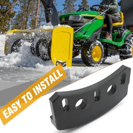 Newnessai 2 Pcs M135188 Snow Blower Composite Skid Shoe, Replacement for John Deere L100 L105 L107 L108 L110 L118 X100 X120 X125 Lawn Tractors, Replaces AM31235 M46530 GXH3045 (Black)