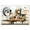 Art Deco Cubism and Surreal Inspired Collages (Wall Calendar 2025