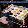 16 Pcs Baking Sheet Stainless Steel Cookie Sheet Small Metal