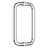 Ranbo 8" CTC Glass Shower Door Handle, 304 Stainless Steel,