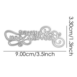 Troqueles de corte de metal para manualidades, álbumes de recortes, grabado en relieve, álbumes de recortes, manualidades, tarjetas de regalo, decoración del hogar, tarjetas