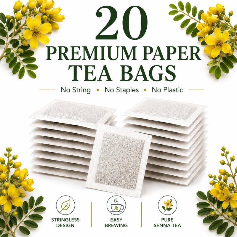 Senna – 20 Tea Bags – Natural Digestive Detox, Gentle