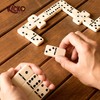 Kicko Domino Set - 28 Pieces Double Six Classic Dominoes