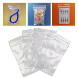 Grupo Darik Clear Plastic Zip Lock Bags | Small Airtight Bags | 6x8cm, 500 Units