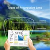 YEIN Presbyopic Progressive Multifocal Reading Glasses, Blue Light Blocking Glasses,