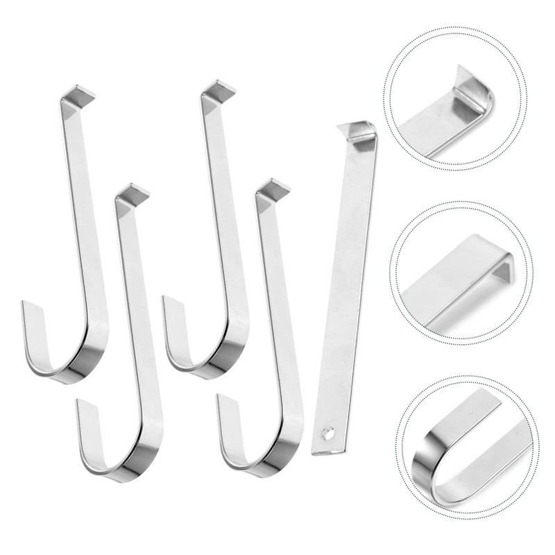 FUNOMOCYA 1set Heavy Duty Vinyl Siding Hooks with Crowbar No