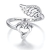 Teioa Sterling Silver Miscarriage Ring - Mommy of an Angel