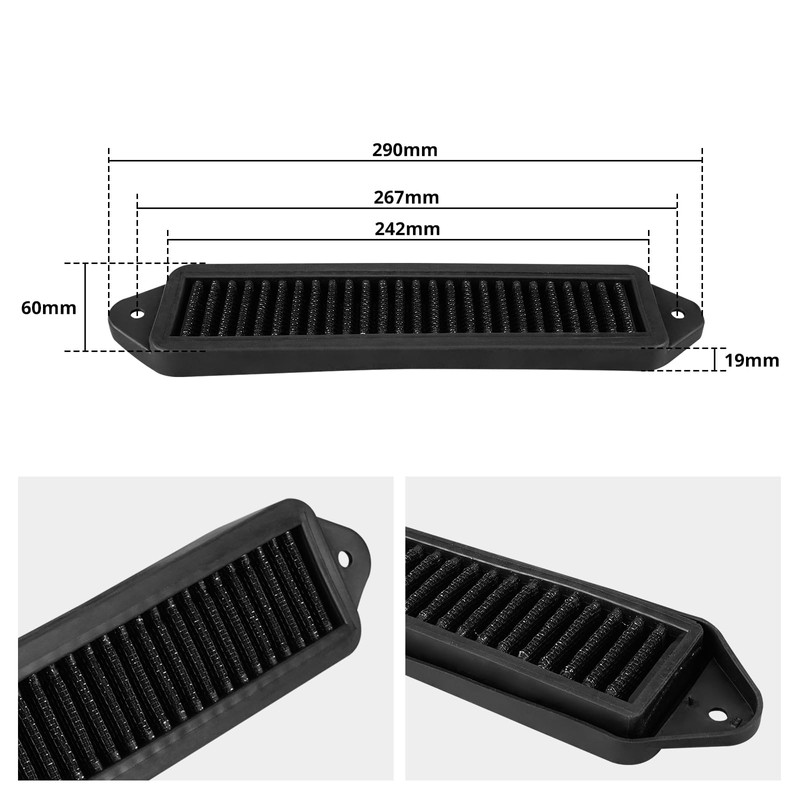 Bevinsee Pack of 2 Cabin Filter Compatible with 1 Series