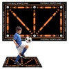Football Training Mat,60x90cm Football Footstep Training Mat Football Mastery Mat