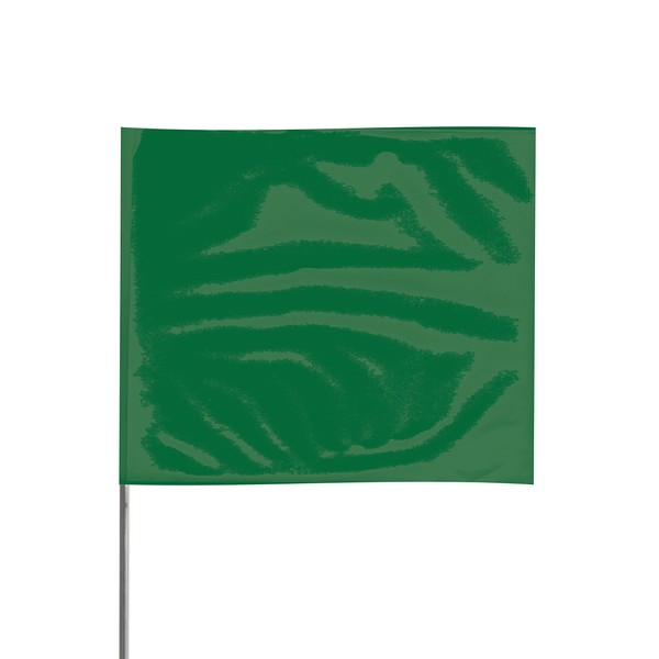 Presco Steel Wire Staff Marking Flags: 2-1/2 in. x 3-1/2
