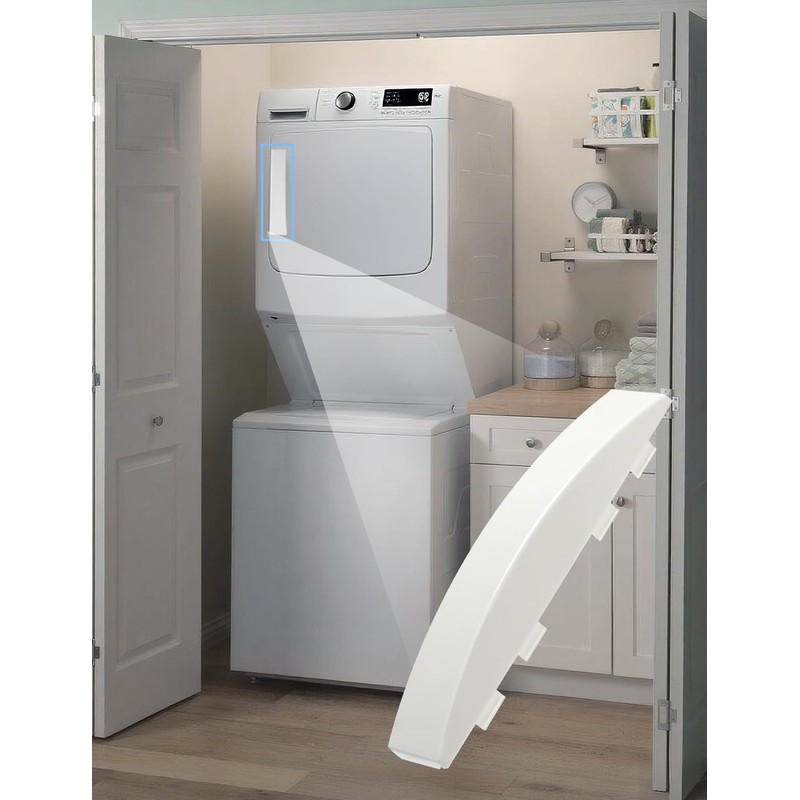 2 Pack Dryer Door Handle Replacement for GE GUD27ESSMWW GUD27ESSM1WW