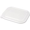 100% Compostable Tray Lids by World Centric, Made from Ingeo,