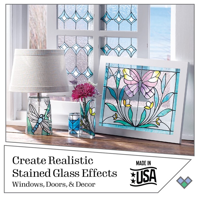 Gallery Glass, Crystal Clear Stained Glass 2 fl oz Brilliant