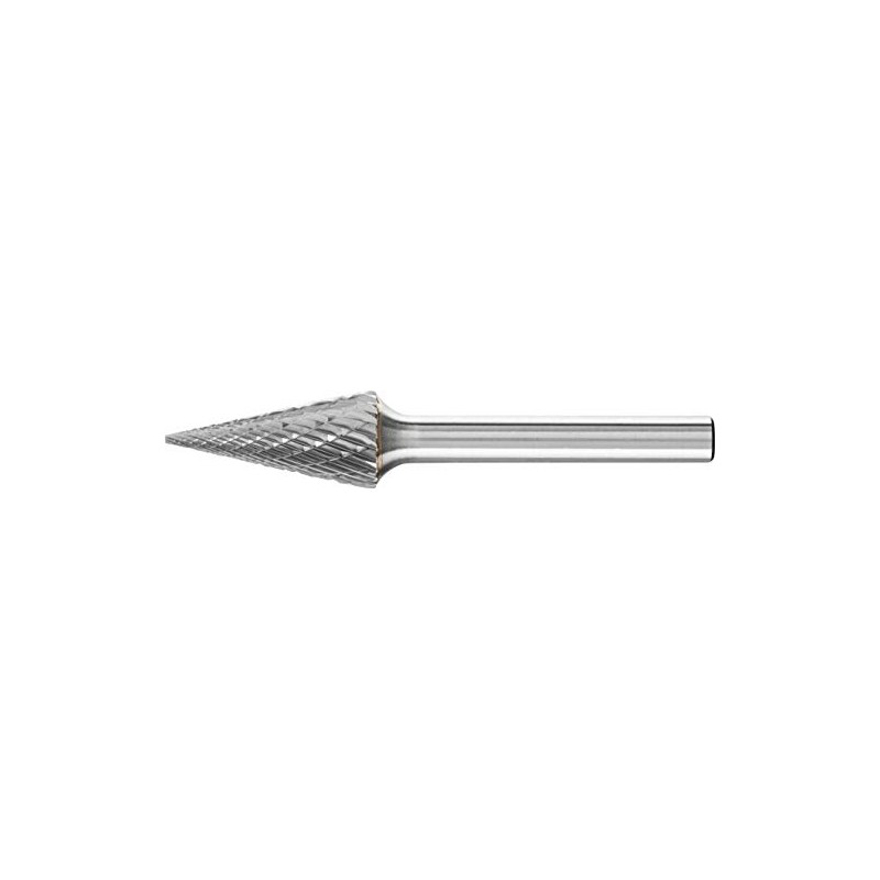 Carbide Bur - Cone (Pointed), DBL Cut 1/2" x 1"