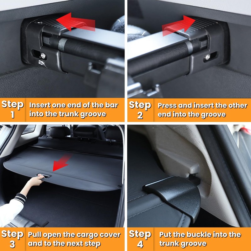 Trunk Cargo Cover for Ford Escape 2013 2014 2015 2016