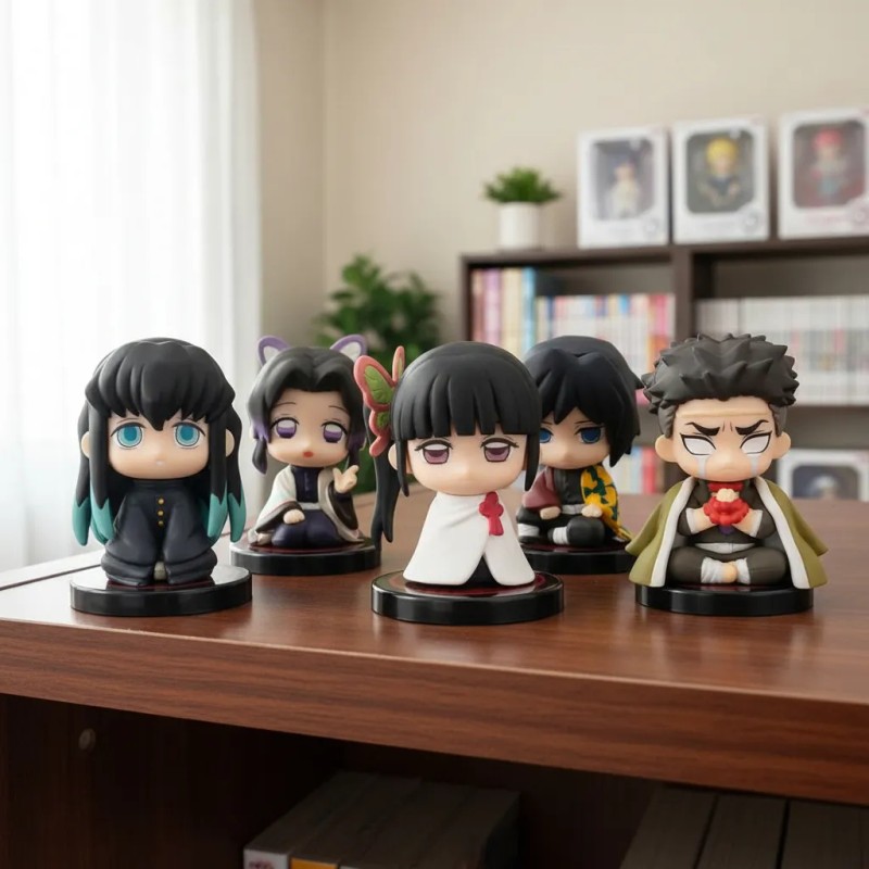 Figuras Coleccion Demon Slayer Anime Munecos Juguetes Regalo