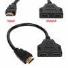 TAVICE HDMI Splitter 1 in 2 Out Cable Adapter Converter