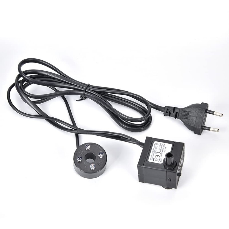 lyrlody Desktop Fountain Reliable Indoor Fountain Submersible Pump Practical Lightweight