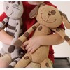 Snuggle Stuffs Plush Sitting Brown Peppered Puppy Dog, 15"