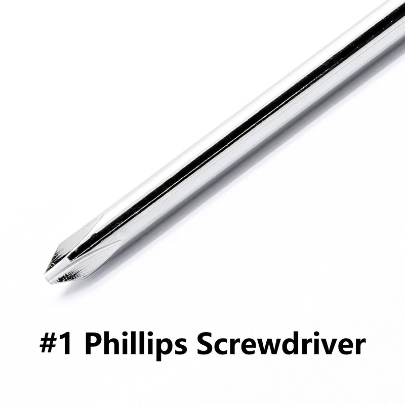 Kyuionty Phillips Screwdriver 10 Inch, Long Screwdriver #1 Extra Long
