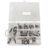 75Pcs Fishing Rod Tip Repair Kit Fishing Rod Guides Stainless