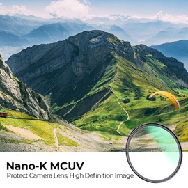 K&F Concept 39mm MCUV Lens Protection Filter 18 Multi-Coated Camera Lens UV Filter Ultra Slim with Cleaning Cloth (K-Series)