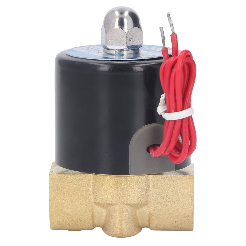 Brass Electric Solenoid Valve Female Thread 1 Way Flowing Normally