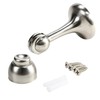 Rok Hardware Magnetic Door Stop Holder 3 Inches (Brushed Nickel,