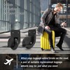 Zoofen Luggage Replacement Wheels 2 pcs Rear Wheels for Suitcase