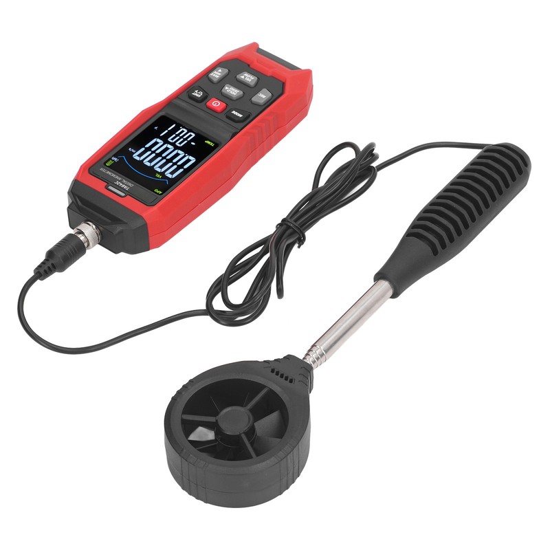 Portable Digital Anemometer Handheld Air Flow Velocity Tester Wind Speed