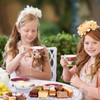 2 Pcs Hydrangea Flower Serving Trays Melamine Platter Spring Summer