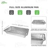 Heavy Duty Full Size Shallow Aluminum Pans Foil Roasting &
