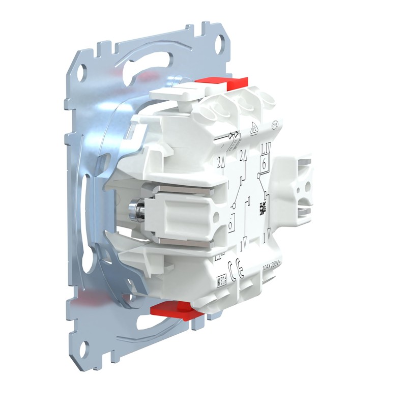 Merten MEG3126-0000 Double two-way switch insert 1 pole, 10 AX,