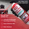 CRC Heavy Duty Silicone Lubricant, 11 Wt Oz, Clear Colorless