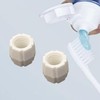 Fokmuaex 2 Pieces Toothpaste Refill Adapter Conversion Connector - Refillable