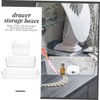 BUGUUYO Organizing Boxes Set 3pcs Foldable Storage Boxes Bins Drawer