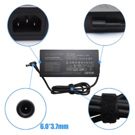 180W 20V 9A ADP-180TB H Power Supply Compatible with ASUS ROG Zephyrus GA502DU GA502D GA502 GA502IU GA401 GA401I GA401II GA401IV Laptop Power Supply 6.0x3.7mm