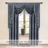 Thick Double-Sided Chenille Window Curtains for Living Room Grey Room