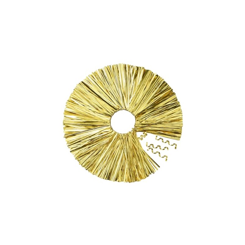 1500 PCS 4.72" Gold Metallic Twist Ties - Reusable Wire