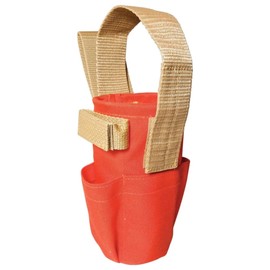 SitePro 21-PC50P Paint Can Holder with Pockets and Belt Loop, Hi-Vis Orange
