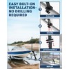 Boat Trailer Steps with Handrail Heavy-Duty Boats Boarding Step Ladder