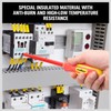 HORUSDY 6-Piece 1000v Insulated Screwdriver Set, Magnetic Tip Electrician screwdriver