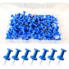 NEDBLUE Blue Push Pins - 120 Drawing Pins with Storage