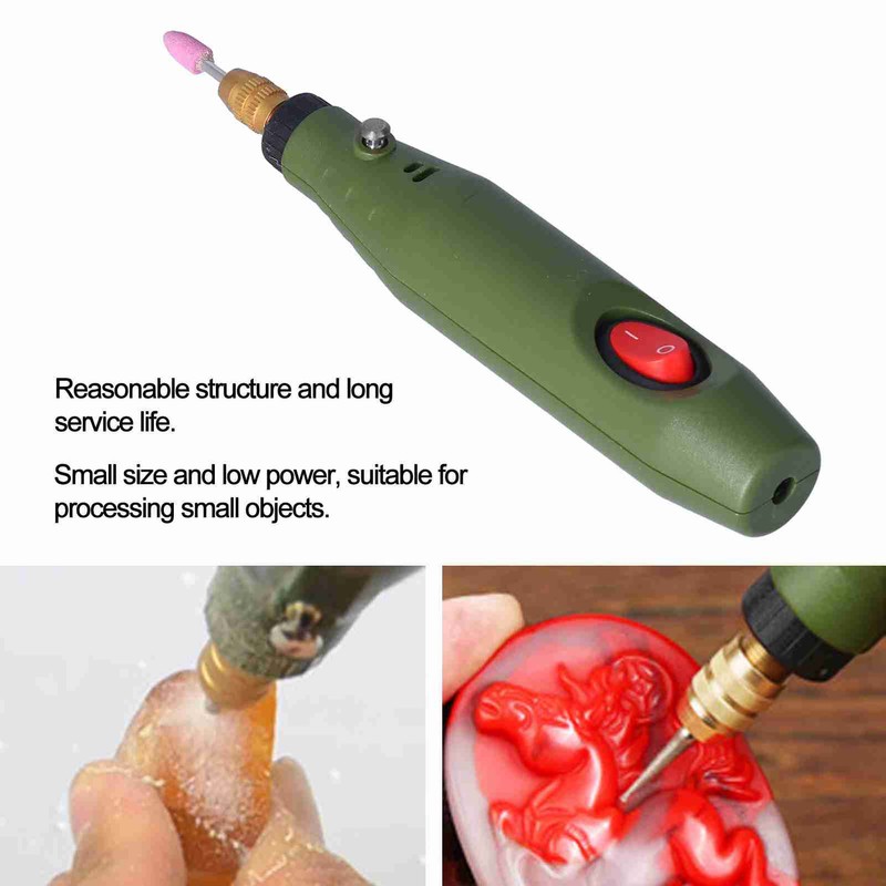 18Pcs Mini Electric Drill Grinder Engraving Pen Kit Rotary Tool