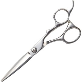 DEEDS GUZS-55 Forged Professional Deformation Offset Handle Sword Scissors (5.5 inch) Japanese Shears Specialty Manufacturer Hairdresser Barber