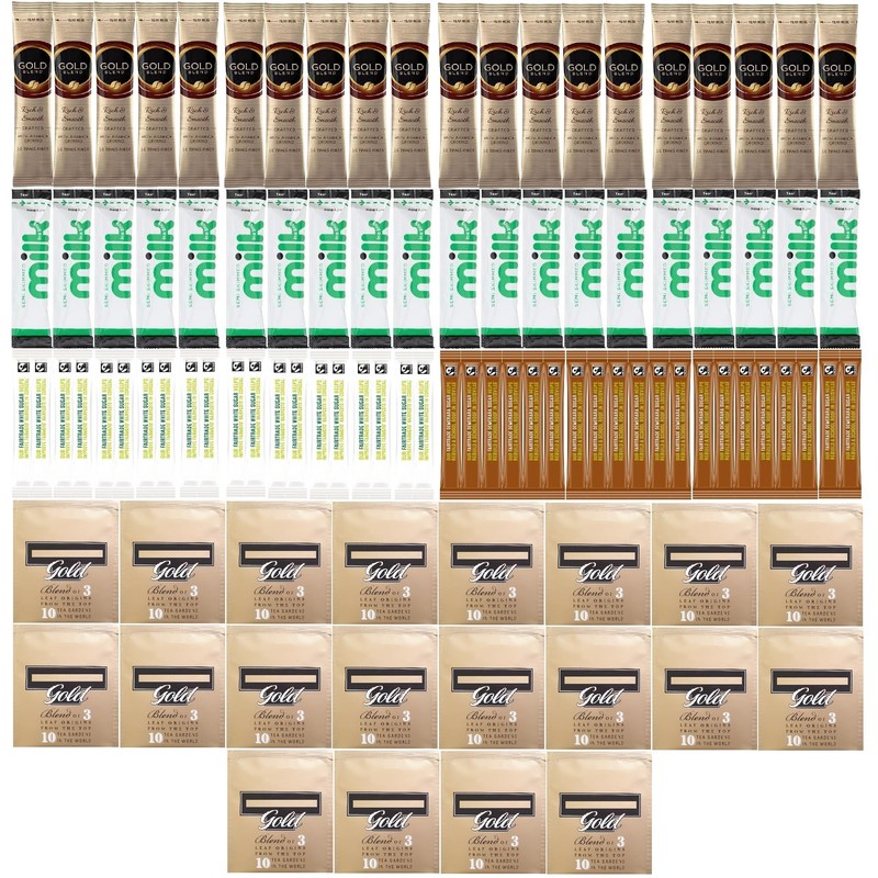 Office & Hotel Tea Coffee Sachet Set – 100 Items